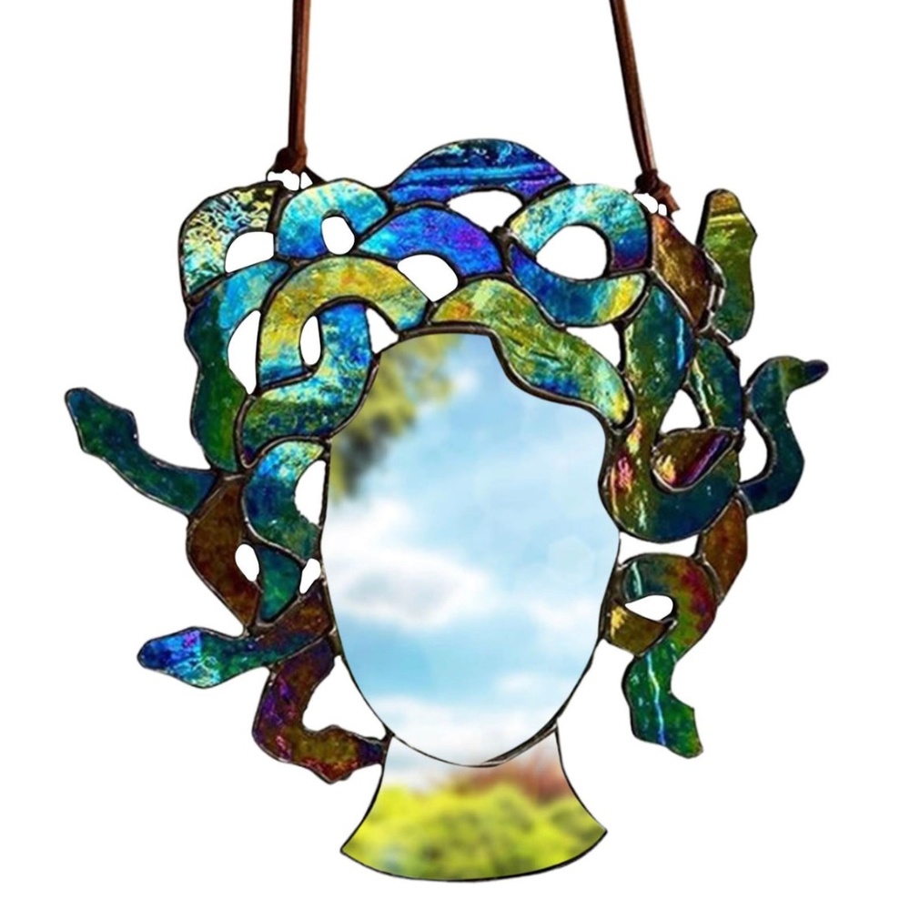 New Medusa Glass Decorative (Mirror not in stock)